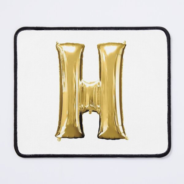 Item preview, Gold Foil Mylar Balloon Letter H designed and sold by ArcherAshleyArt.