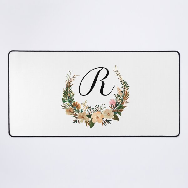 Item preview, Autumn Floral Monogram | Monogram Letter R designed and sold by JustSeasons.
