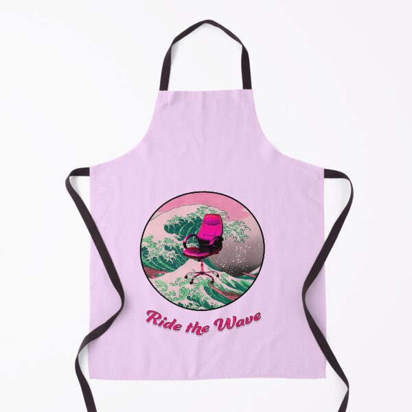 Aperçu de l'œuvre Surfez sur la vague (rose) créée et vendue par DaganSays.