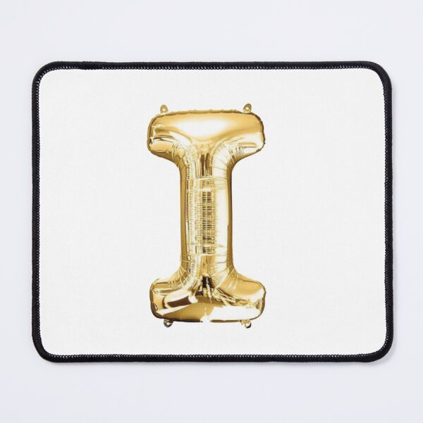 Item preview, Gold Foil Mylar Balloon Letter I designed and sold by ArcherAshleyArt.