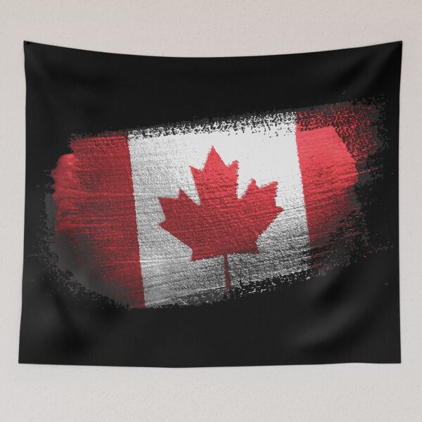 Item preview, Canada Flag Brush design  designed and sold by AEGMEDIA.