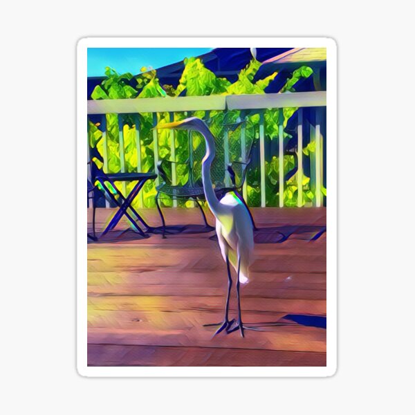 Item preview, Egret Porch Lagging designed and sold by blancamomma.