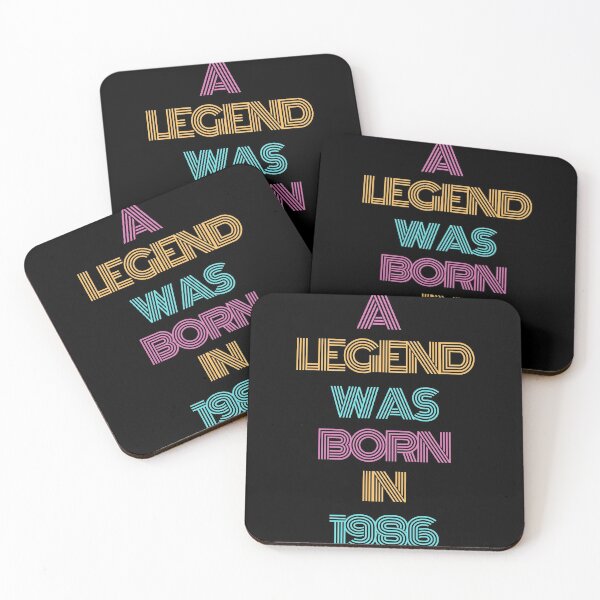 Item preview, Retro A legend was Born in 1986 gifts designed and sold by fra02.