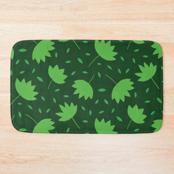 Item preview, Simple Minimalist modern  Lime green leaves pattern  designed and sold by Yasminepatterns .