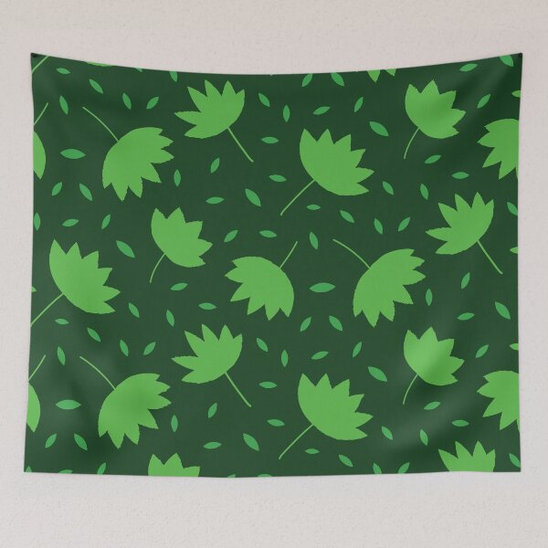 Item preview, Simple Minimalist modern  Lime green leaves pattern  designed and sold by Yasminepatterns .