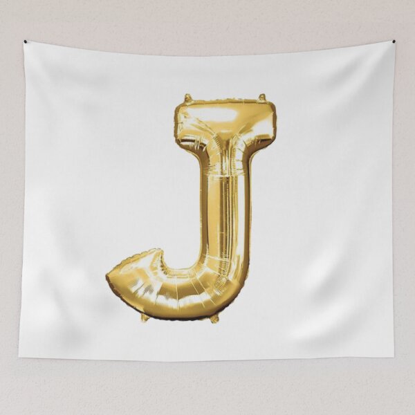Item preview, Gold Foil Mylar Balloon Letter J designed and sold by ArcherAshleyArt.