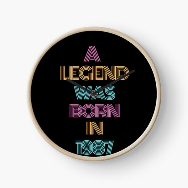 Item preview, Retro A legend was Born in 1987 gifts designed and sold by fra02.