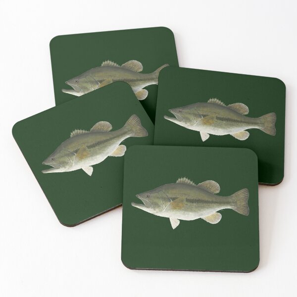 Item preview, Largemouth Bass (Micropterus salmoides) designed and sold by LeakyCanoeArt.