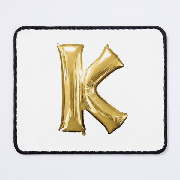 Item preview, Gold Foil Mylar Balloon Letter K designed and sold by ArcherAshleyArt.