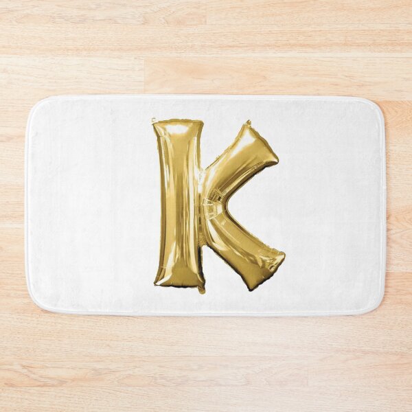Item preview, Gold Foil Mylar Balloon Letter K designed and sold by ArcherAshleyArt.