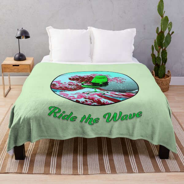 Item preview, Ride the Wave (Green) designed and sold by DaganSays.