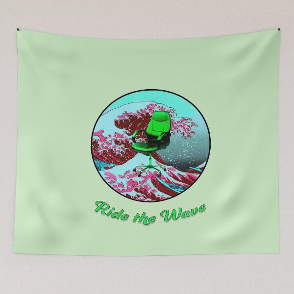 Item preview, Ride the Wave (Green) designed and sold by DaganSays.