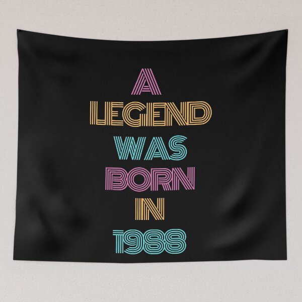 Item preview, Retro A legend was Born in 1988 gifts designed and sold by fra02.