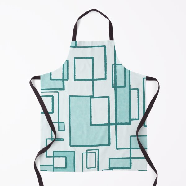 Item preview, Piet Composition in Light Teal Blue - Mid-Century Modern Minimalist Geometric Abstract designed and sold by kierkegaard.