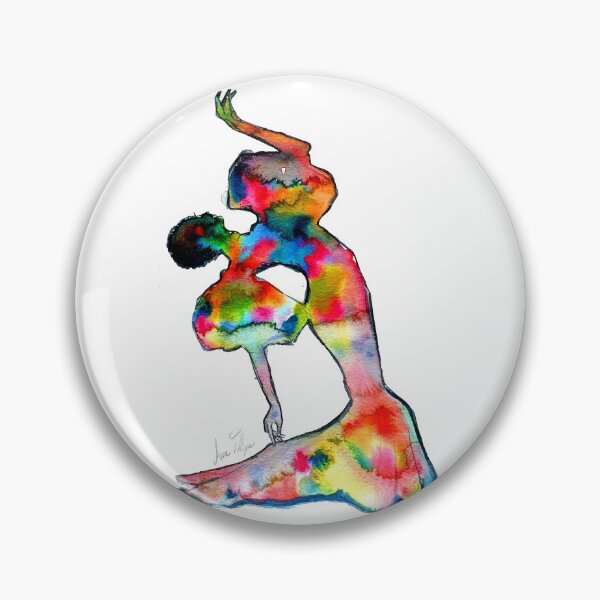 Item preview, Abstract colorful dancer designed and sold by AnaFilipa.