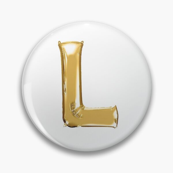 Item preview, Gold Foil Mylar Balloon Letter L designed and sold by ArcherAshleyArt.