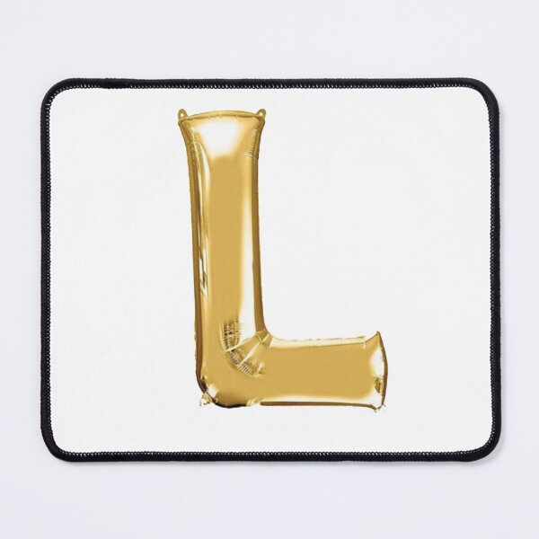 Item preview, Gold Foil Mylar Balloon Letter L designed and sold by ArcherAshleyArt.