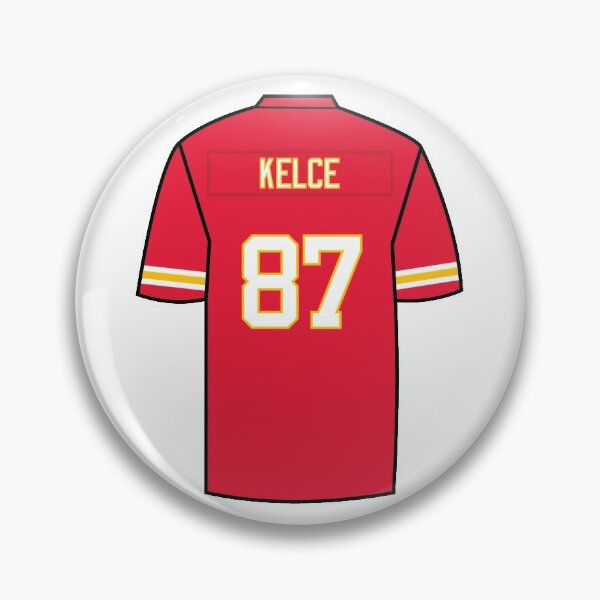 Taylor Swift Travis Kelce Jersey Pin for Sale by Livijh