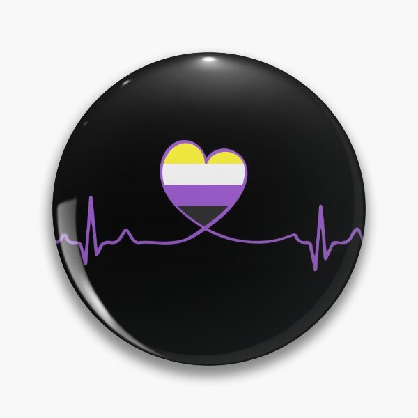 Item preview, Non-binary Heartbeat designed and sold by Fusti.