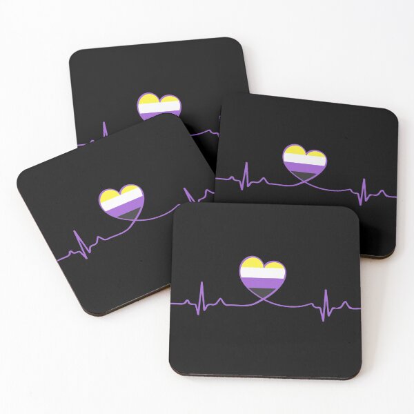 Item preview, Non-binary Heartbeat designed and sold by Fusti.