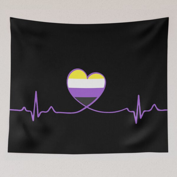 Item preview, Non-binary Heartbeat designed and sold by Fusti.