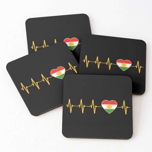 Item preview, Kurdish Heartbeat I Love Kurdistan Heartbeat Flag designed and sold by Eyes4.