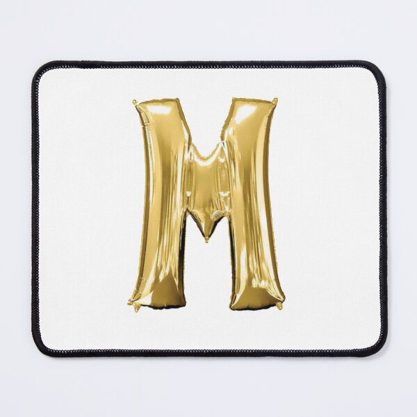 Item preview, Gold Foil Mylar Balloon Letter M designed and sold by ArcherAshleyArt.