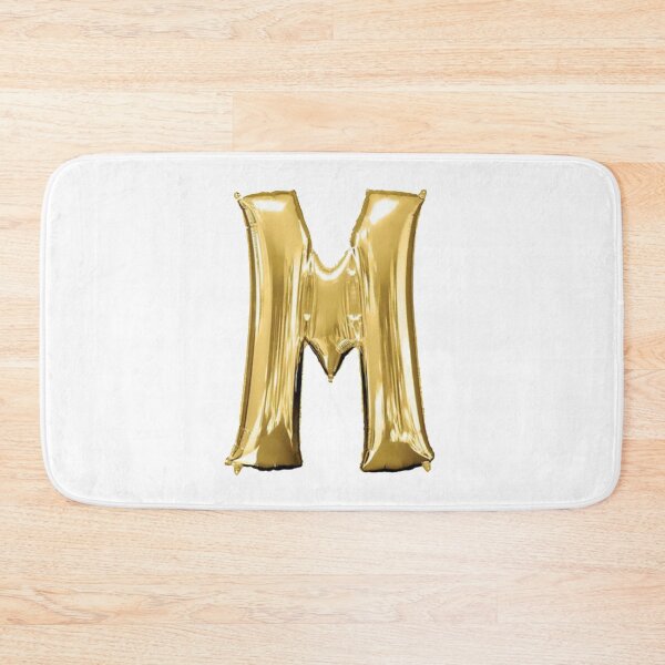 Item preview, Gold Foil Mylar Balloon Letter M designed and sold by ArcherAshleyArt.