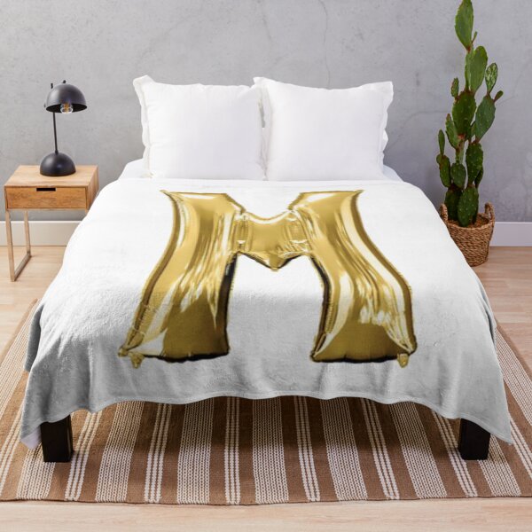Item preview, Gold Foil Mylar Balloon Letter M designed and sold by ArcherAshleyArt.