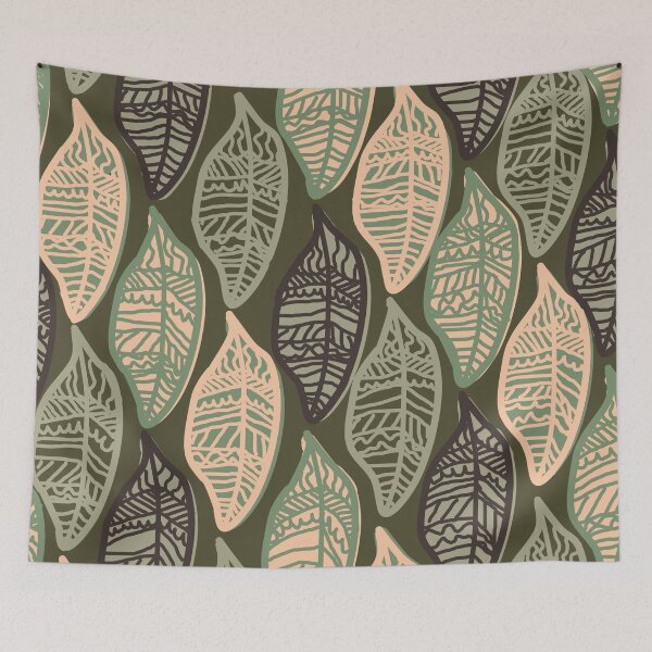 Item preview, Tribal Native American Leaves #1 designed and sold by Deutschic.