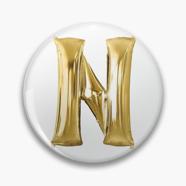 Item preview, Gold Foil Mylar Balloon Letter N designed and sold by ArcherAshleyArt.