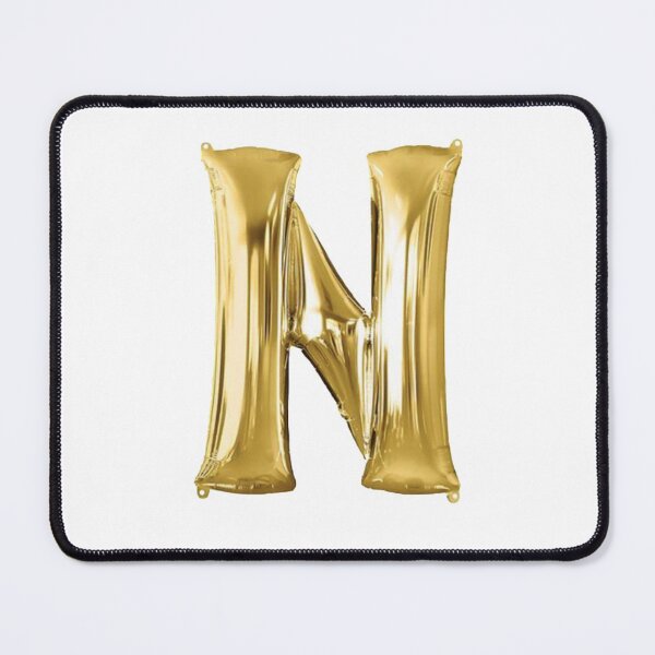 Item preview, Gold Foil Mylar Balloon Letter N designed and sold by ArcherAshleyArt.
