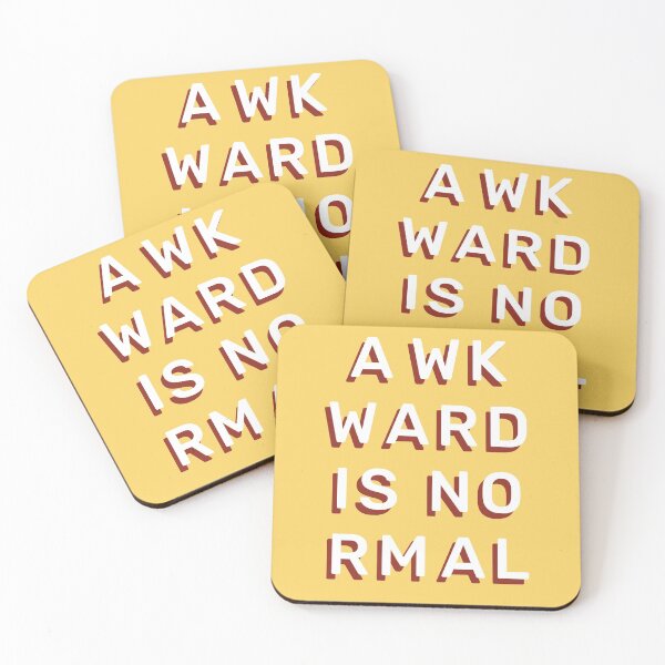 Item preview, Awkward is Normal designed and sold by Birdbrook Academy.