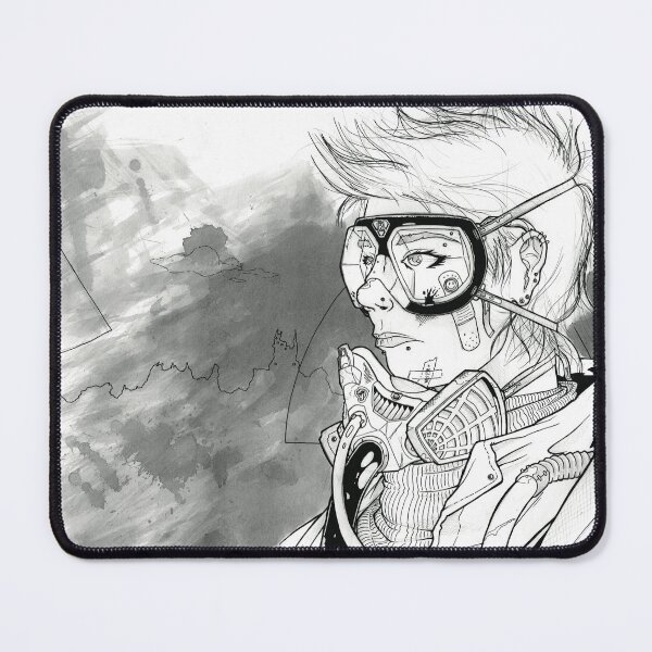 Item preview, Postapoc girl - ink illustration designed and sold by zachholmbergart.