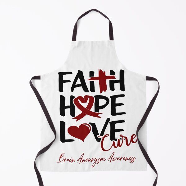 Item preview, Faith Hope Love Cure Brain Aneurysm Awareness designed and sold by Grooffos.