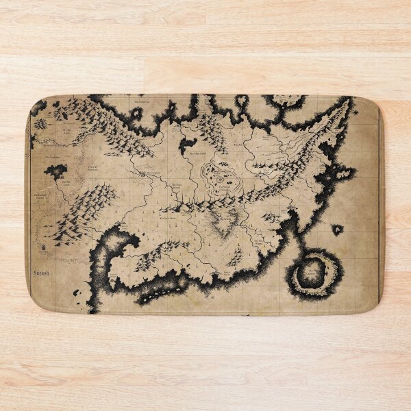 Item preview, Fantasy map illustration - Old parchment designed and sold by zachholmbergart.