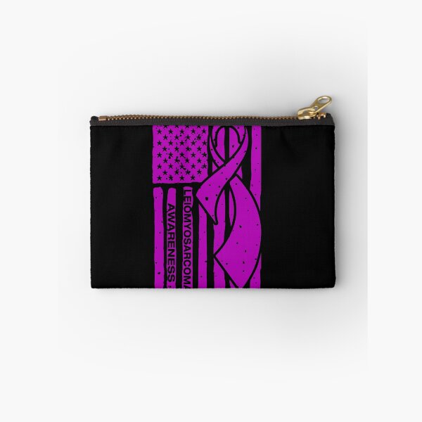 Item preview, Leiomyosarcoma Awareness Ribbon American Flag designed and sold by Tadmab.