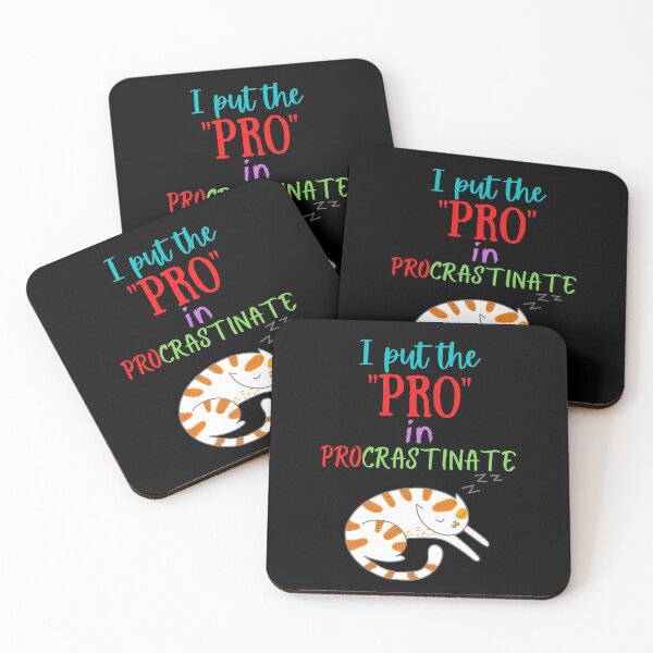 Item preview, I put the pro in procrastinate designed and sold by Scribblehound.