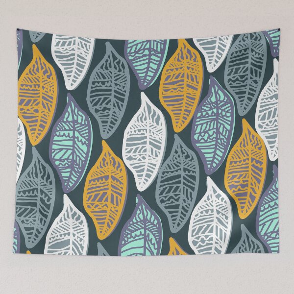 Item preview, Colorful Tribal Native American Leaves  designed and sold by Deutschic.