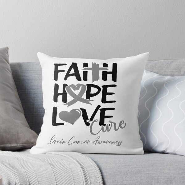 Item preview, Faith Hope Love Cure Brain Cancer Awareness designed and sold by Grooffos.