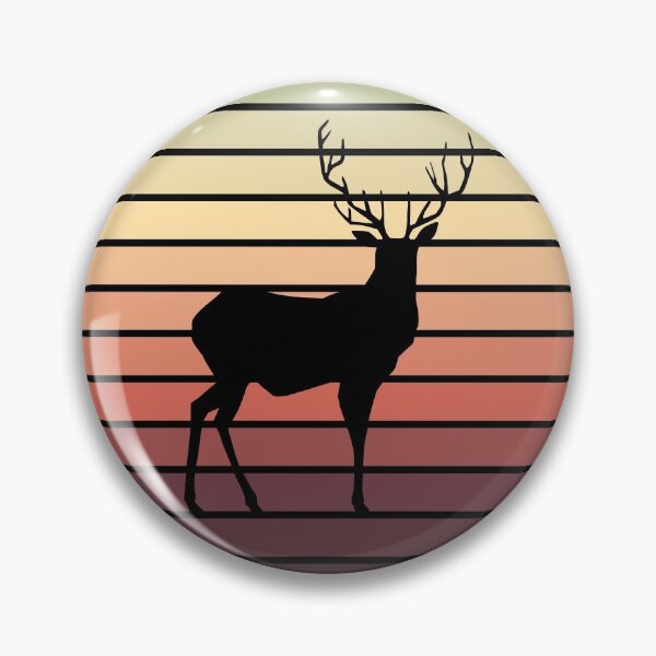 Artikelvorschau, Vintage Hirsch Sonnenuntergang, Hirschjagd, Jäger, Essential T-Shirts entworfen und verkauft von JoesCornerStore.