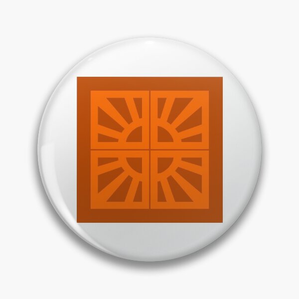 Item preview, Breeze Block Eleven Orange B designed and sold by Owen1976.