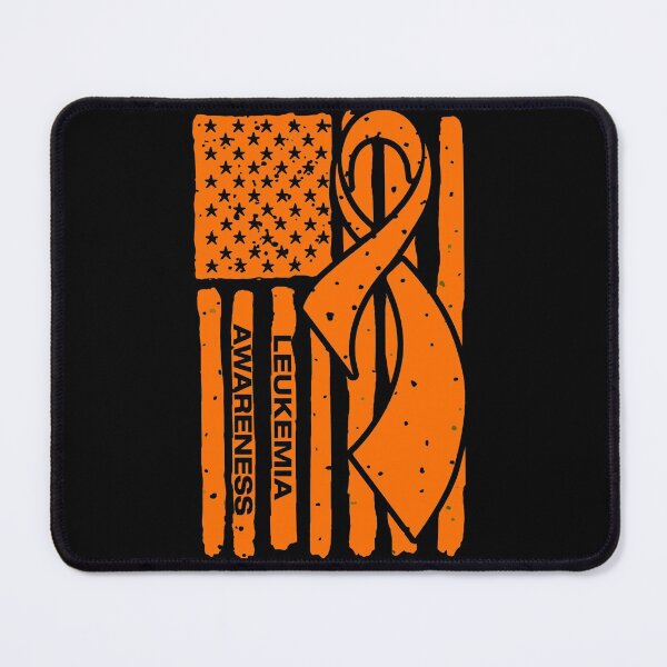Item preview, Leukemia Awareness Ribbon American Flag designed and sold by Tadmab.