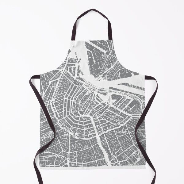 Item preview, Amsterdam, Netherlands, City Map - Grey designed and sold by helloadventure.