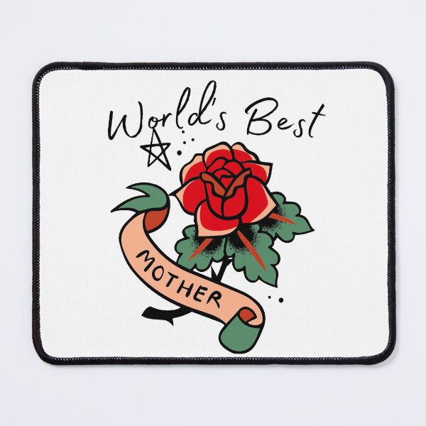Item preview, World's Best Mother- Cool tattoo rose designed and sold by Anxatzi.