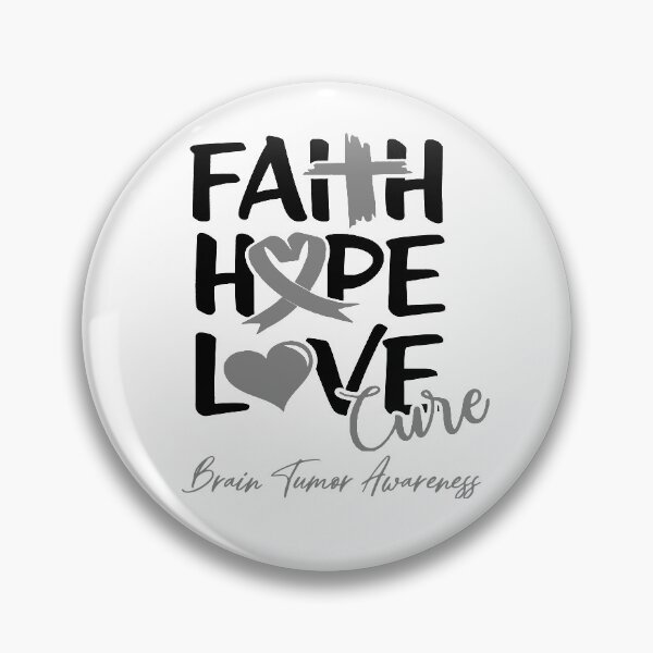 Item preview, Faith Hope Love Cure Brain Tumor Awareness designed and sold by Grooffos.