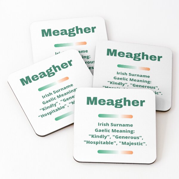 Item preview, Meagher Family Surname Meaning designed and sold by teewearstyle.