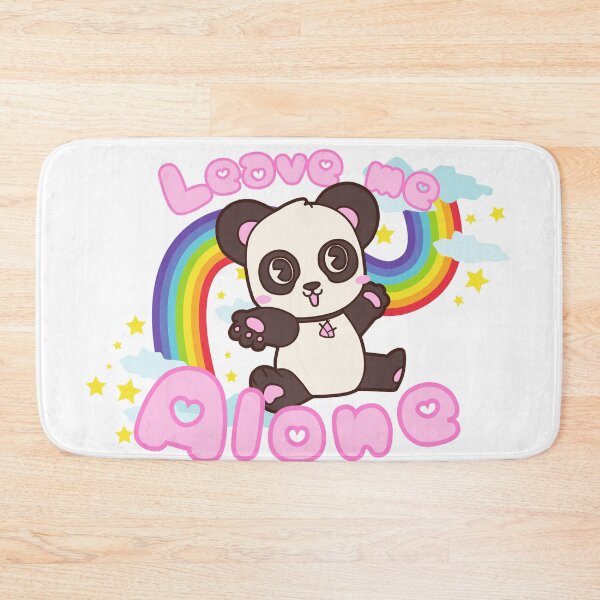 Item preview, Leave me alone Rainbow Panda- Cute pink designed and sold by Anxatzi.