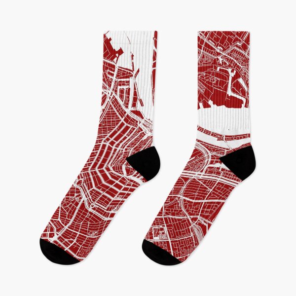 Item preview, Amsterdam, Netherlands, City Map - Red designed and sold by helloadventure.