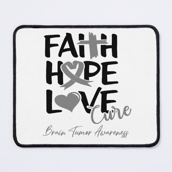 Item preview, Faith Hope Love Cure Brain Tumor Awareness designed and sold by Grooffos.